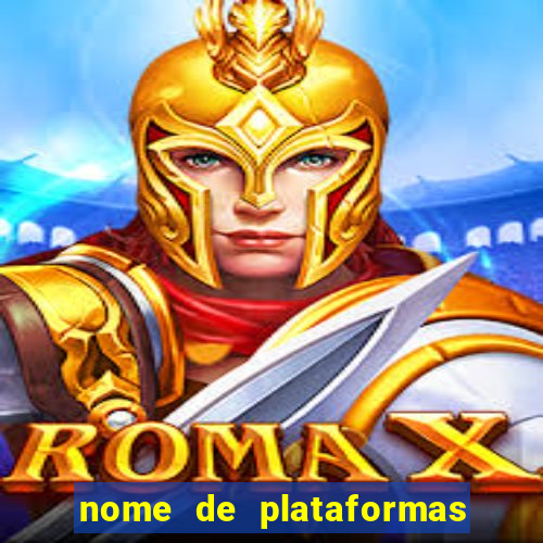 nome de plataformas de jogos