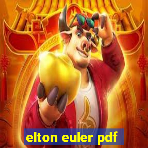 elton euler pdf