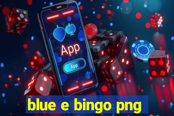 blue e bingo png