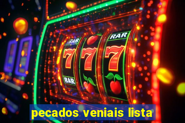 pecados veniais lista