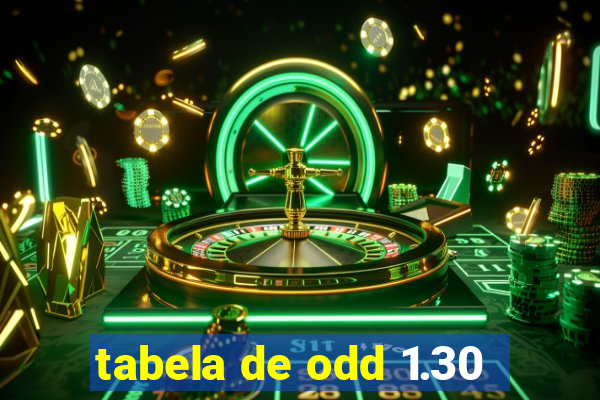 tabela de odd 1.30