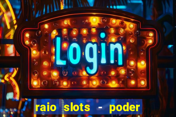 raio slots - poder de zéus