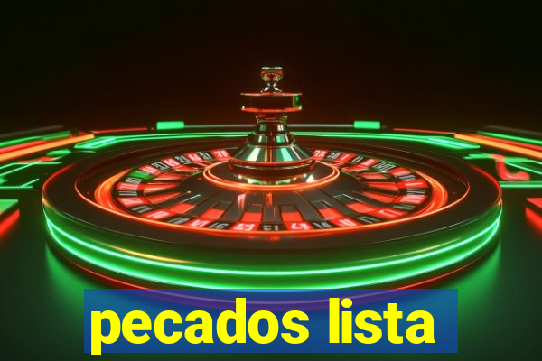 pecados lista