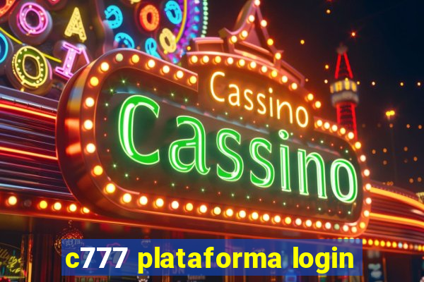 c777 plataforma login