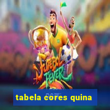 tabela cores quina